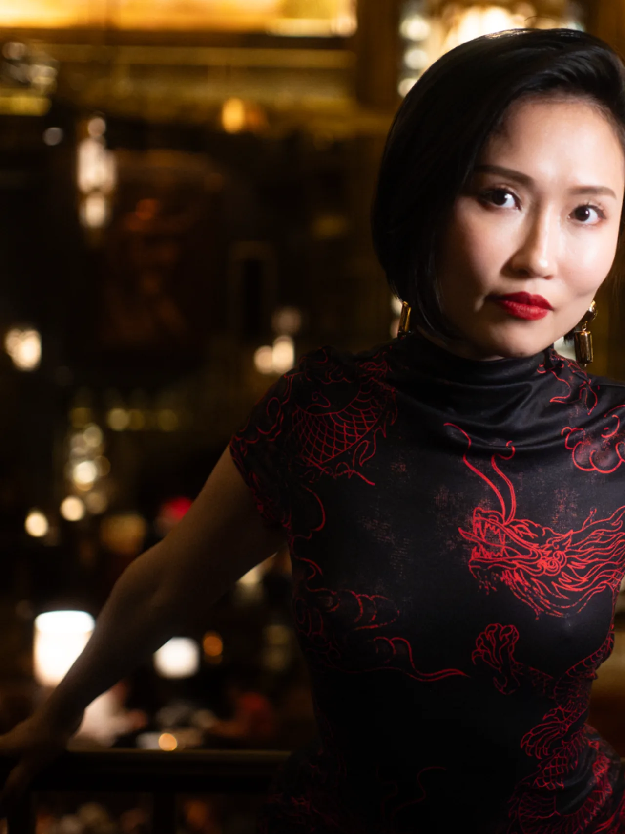 Crystal Chow recording the Duality of Wealth podcast